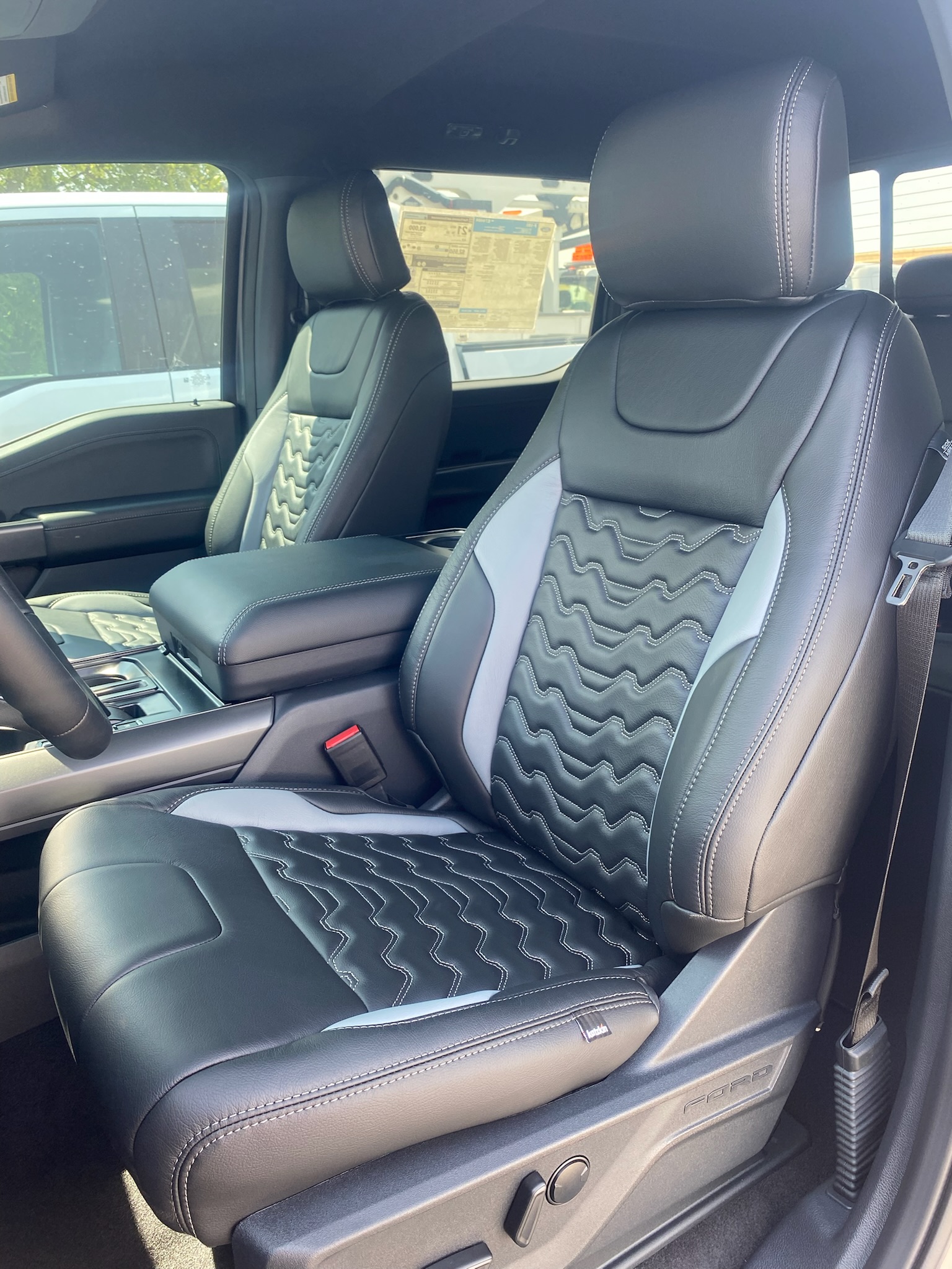 custom leather seats for a car in fort worth