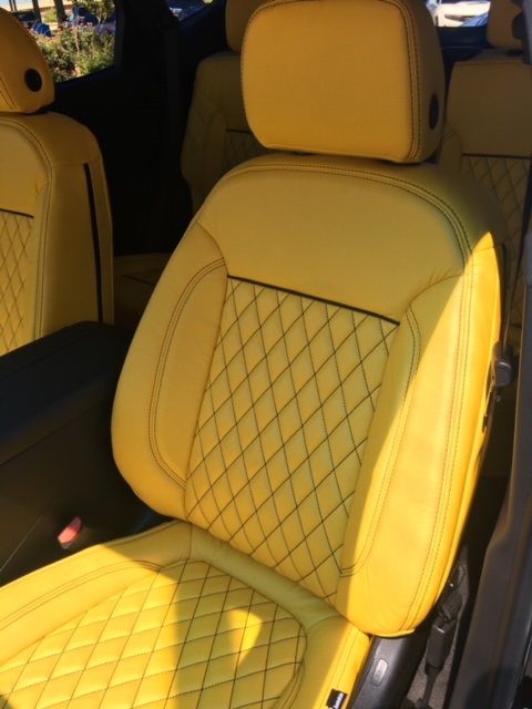 custom leather truck seats dallas